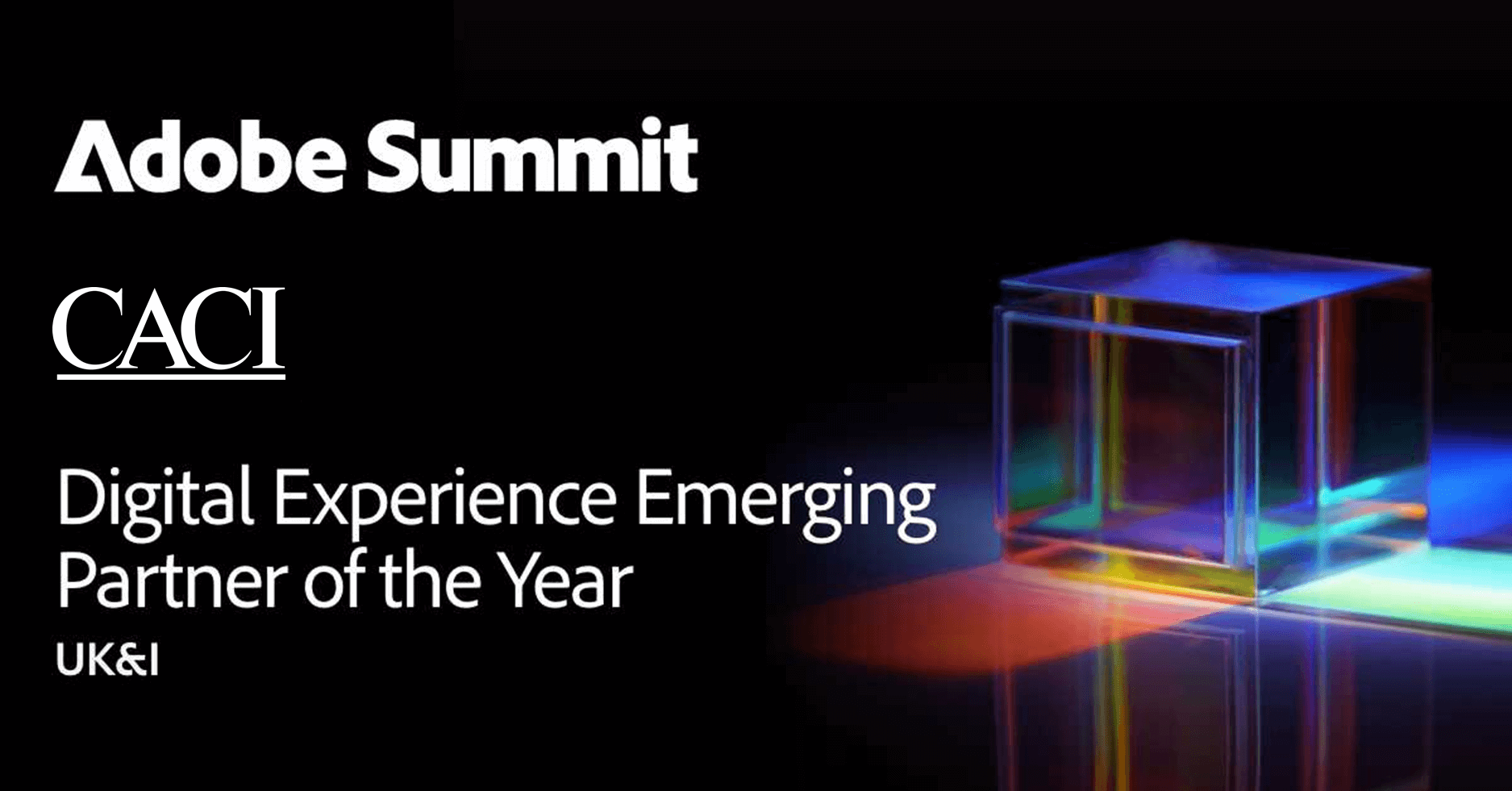 CACI awarded Adobe’s Digital Experience Emerging Partner of the Year 2023