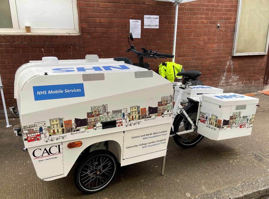 UCLH’s ‘Find and Treat’ team to screen & treat homeless via eco-tricycle